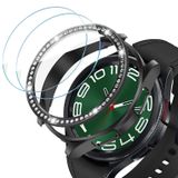 Merkloos Icecat Beschermhoes voor Smartwatch met Strass Bezel en Screen Protectors
