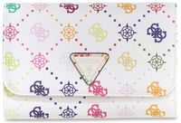 GUESS Silia Passport Organizer Multi Logo veelkleurig
