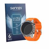Savvies Screenprotector voor WalkerFit M6 Ultra 1.43" - Folie Beschermfolie transparant 6 Stuks