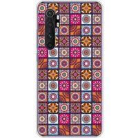 Xiaomi Mi Note 10 Lite patchwork mandala bedrukt siliconen hoesje