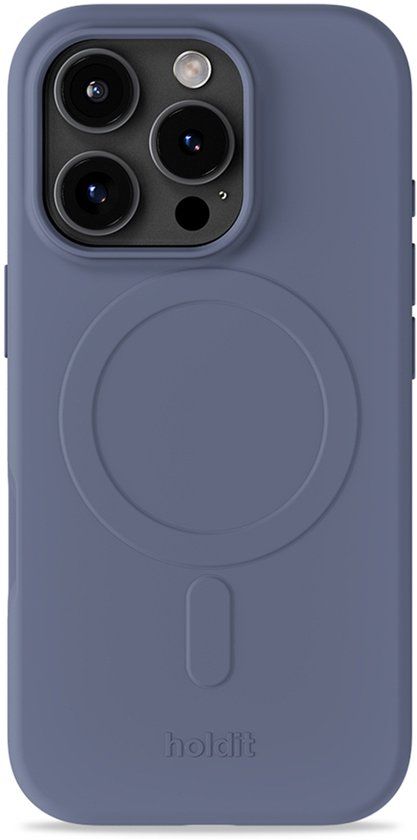Holdit Soft MagSafe Case geschikt voor iPhone 16 Pro Max - Pacific Blue