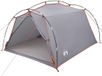 vidaXL Tente tunnel 2 personnes gris et orange