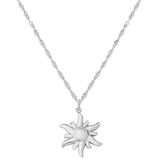 Glanzstücke München Ketting Zilver Zirkonia Blauw 45 cm