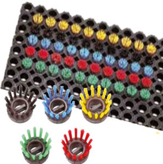 IVOL Inzetborstel Ringmat Geel - 10 Stuks