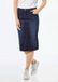 Goldner Denimrok Jeansrok met vormige tailleband