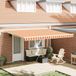 Prolenta Maison Exclusive Markies, geel en oranje, 450 x 350 x 165 cm, polyester