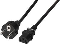 EFB-Elektronik Voedingskabel Schuko/IEC 3m Zwart