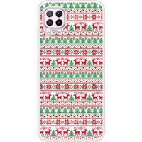 P40 Lite Witte Kersttrui Beschermende siliconen hoes