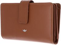 Golden Head Leren portemonnee Polo RFID Protect Damenbörse 2800 Cognac bruine