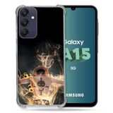 Cokitec Samsung Galaxy A15 4G / 5G Manga One Piece Ace Zwart