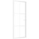DESIGN IN Porte Intérieure 83x201,5 Cm Blanc Verre Esg Et Aluminium