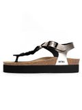 Bayton Tongs 'Badajoz' marron / or / noir