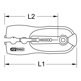 KS Tools KS Tools multifunctioneel afstrijkgereedschap, 0.2-0.8mm Aantal:1