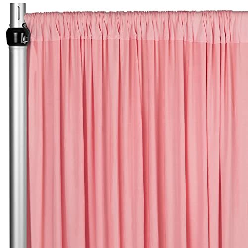 CV Linens bkdp_12_spdx_drose Spandex 4-weg Stretch Drape Gordijn-366cm x 152cm | Stoffige Roos/Mauve | 1 st