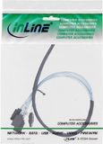 InLine® Slim SAS-kabel, SFF-8654 naar 4x SATA 7-pins, 12Gb/s, 0,5m