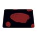 Bonamaison, Rechthoek Pop Art Digital bedrukte muismat, antislip onderkant, voor kantoor en thuis, grootte: 22x18 cm