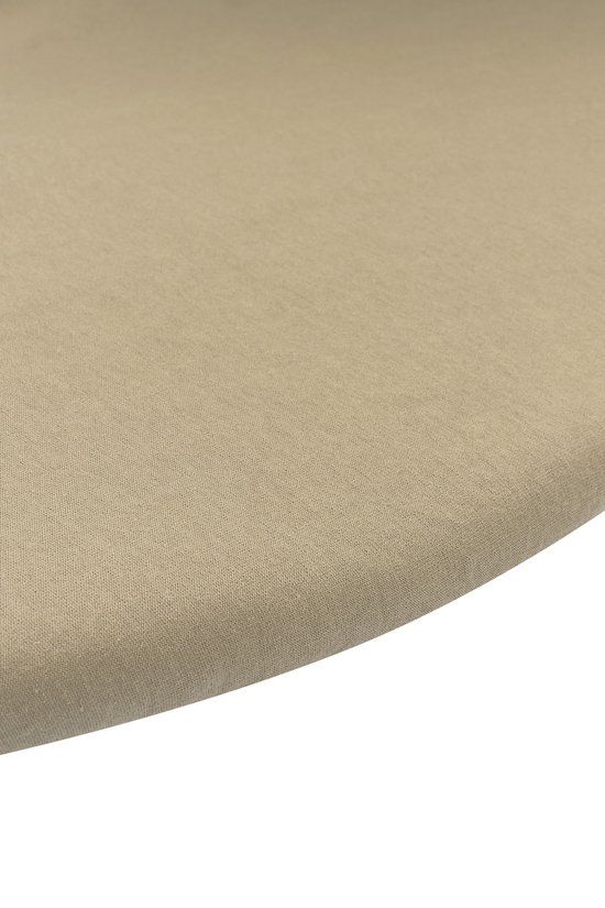 Meyco Baby Uni hoeslaken boxmatras rond 90/95cm - taupe