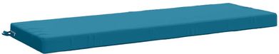 vidaXL Bankkussen SOEST 100% Polyester Lichtblauw 140 x 50 x 8 cm