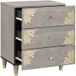 Maison Exclusive Table de chevet grise 50 x 33 x 62 cm bois de manguier massif