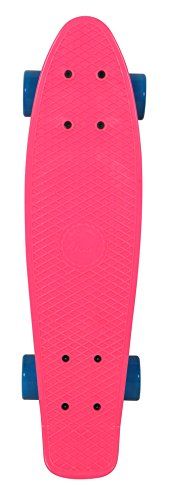 Awaii Vintage Skateboard Cruiser - 22.5 inch - Blue/Pink