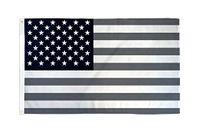 AZ FLAG Vlag Zwart-grijs Verenigde Staten 150x90 cm Polyester 100D 2 Ringen