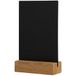 Deflecto PK4 Tafel krijtbord Zwart TCB-A4-OAKX