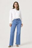 GARCIA Celia Wide Fit Jeans - Blauw - Maat W32 X L32