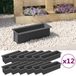 vidaXL Bloembakken voor Europallets 12 stuks Grijs PP 36x13,5x9,5 cm