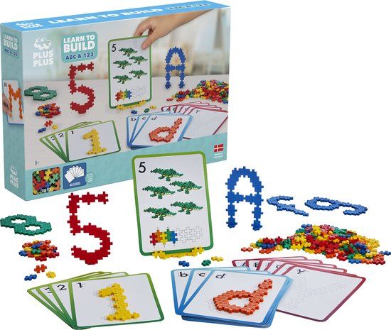 Plus-Plus Learn to Build abc/123 bouwset - 600 bouwstenen
