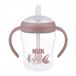 NUK Perfect Match oefenfles met rietje 150 ml - Beige