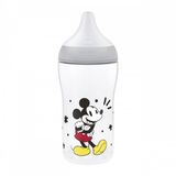 NUK Perfect Match babyfles 260ml temperatuurcontrole - Zuigfles - grijs