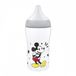 NUK Perfect Match babyfles 260ml temperatuurcontrole - Zuigfles - grijs