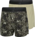 Adidas Sportswear Boxershorts Active Woven Heren XXL 2 Stuks 100% Katoen Beige/Camel/Olijfgroen