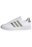 adidas Grand Court 3.0 damesschoenen, Ftwr White/Cyber Met./Ftwr White, 42 2/3 EU