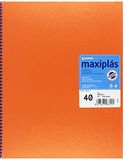 Grafoplas 39874052 - ordner met 40 hoezen, A4, gevoerd, oranje