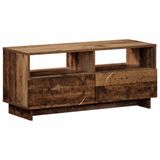 vidaXL - Tv-meubel - 90 x 34,5 x 40 cm - Oud hout - Bewerkt hout