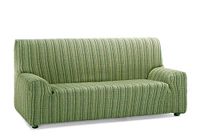 Martina Home 3-zits bankhoes, textuur, groen, 3 pleinen, 180 a 240 cm de ancho