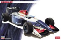 Hasegawa Modelbouwpakket Tyrrell 021 Formule 1 R Auto Plastic 1:24