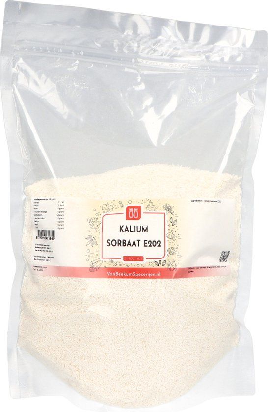 Van Beekum Specerijen Kalium Sorbaat E202 - 850g