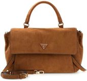 GUESS Devon Top Handle Flap Schoudertas Cognac