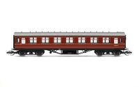 Hornby TT:120 Spoor TT4033 BR 57' Corridor Third, M1832M - Rollend materieel uit tijdperk 5 - Rijtuigen voor modelspoorsets