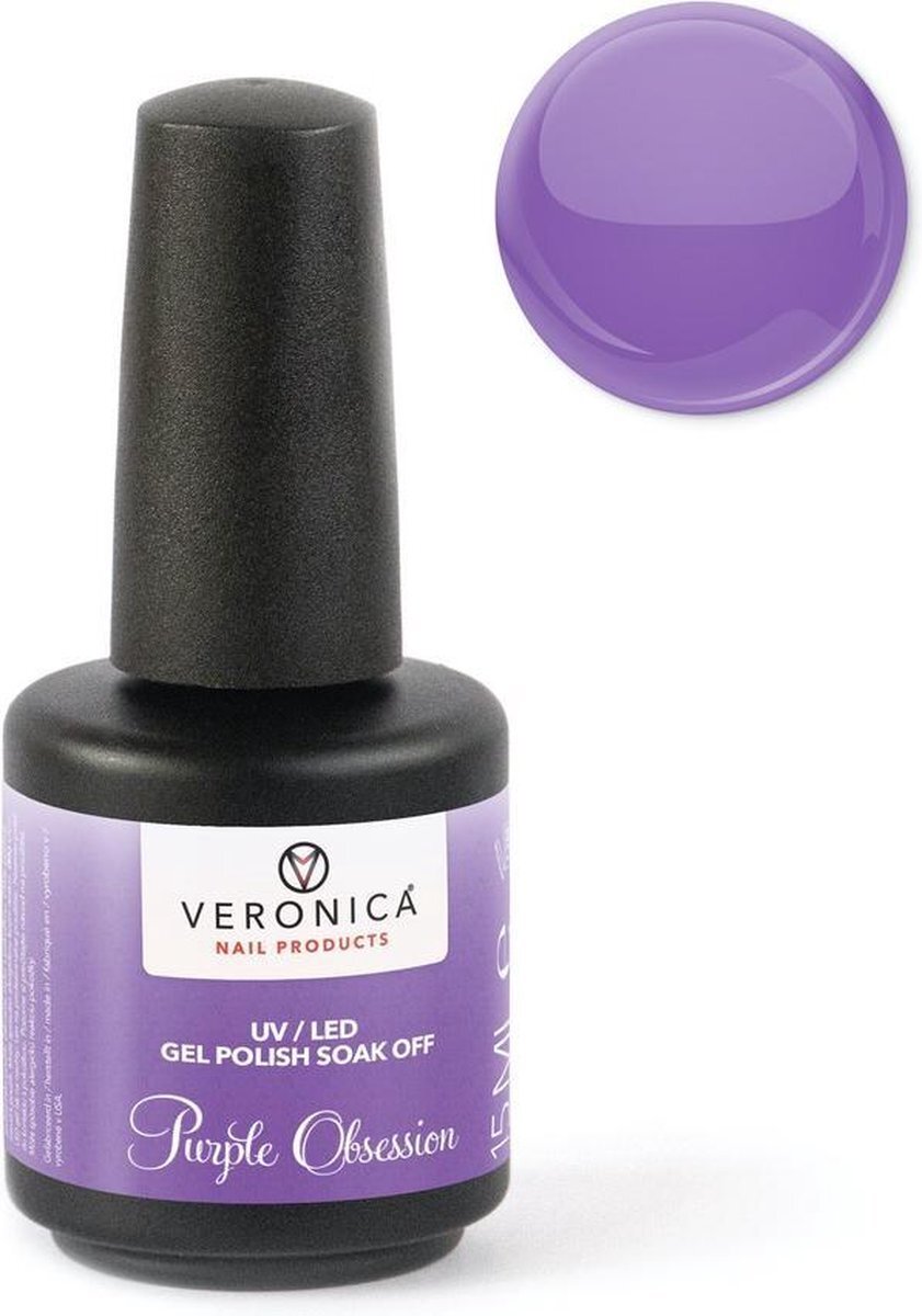Veronica Nail Products UV / LED Gel Polish Purple Obsession - Gel Polish online kopen - Gel en nagellak in één