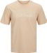 JACK&JONES - JJMAKOTO TEE SS CREW NECK - Hommes - T-shirts - S - Peach Parfait - Coton