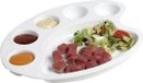 Cosy&Trendy Gourmetbord / Fonduebord - Schilderspalet - Wit 30 x 24 cm