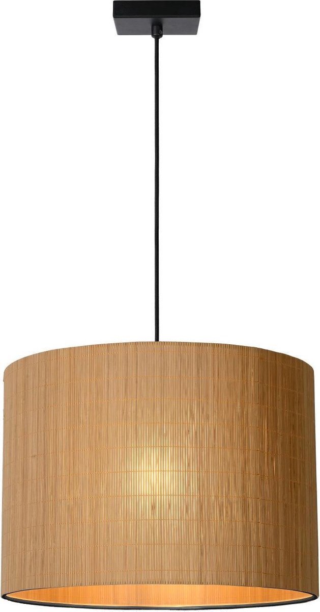 Lucide MAGIUS - Hanglamp - Ã˜ 42 cm - 1xE27 - Licht hout