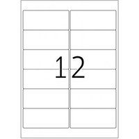 HERMA Special - Polyethyleen (PE) - mat - zelf-klevende laag - wit - 99.1 x 42.3 mm 120 etiket(ten) (10 vel(len) x 12 folie-etiketten