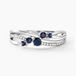 Amarylis Bague Or Blanc Saphir Diamant
