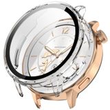 Wigento Oppo Watch X2: Kunststof PC beschermhoes + gehard 9H glas, transparant
