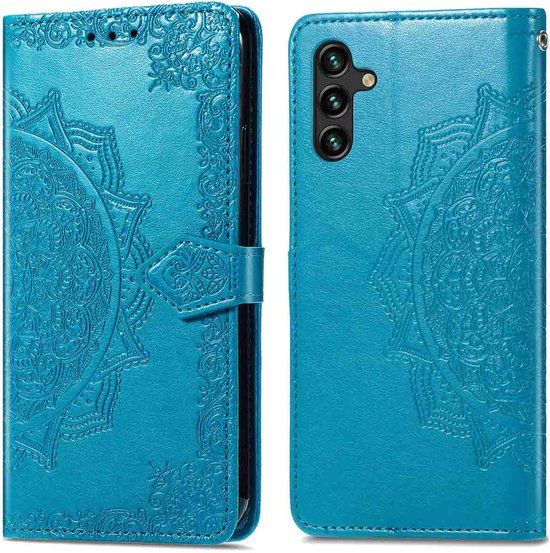 imoshion Mandala Bookcase - Geschikt voor Samsung Galaxy A25 (5G) - Turquoise