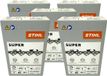 Stihl 5x 3/8" Rapid Super 3 (RS3) zaagketting 50 cm 3/8" 1.6 mm 72 TG 5 stuks